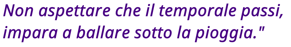 ballare sotto pioggia